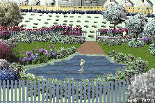 Garden design:Fish Pond off the Alley Garden design:Fish Pond off the Alley