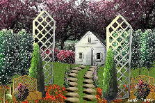 Garden design: Garden design:house of dreams