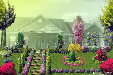 Garden design: Garden design:stones