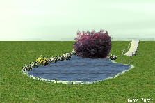 Garden design: Garden design:Pond