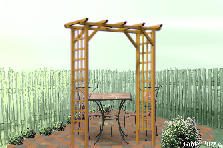 Garden design:patio Garden design:backcorner