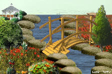 Garden design:beatiful blue river Garden design:dream fox river