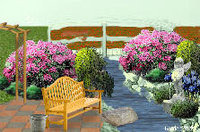 Garden design:perfect for relaxation and happiness Garden design:love garden