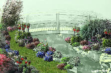 Garden design: Garden design:río