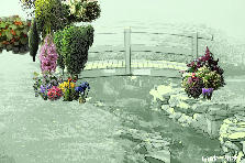 Garden design: Garden design:river