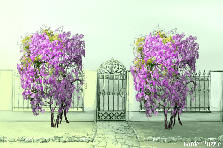Garden design: Garden design:Въезд