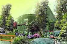 Garden design: Garden design:Refuge Mont-Blanc