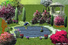 Garden design:Natural Design for front yard Garden design:Front Yard