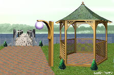 Garden design: Garden design:the river