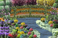 Garden design:Lago artificial onnamentado com diversas plantas e flores. Tulipas, Berberis, Citysus, Prunus, Iris, Potentilla, Siberian Iris, Bagatelle, Blue fescue, Japanese Quince, Crown Imperial, Alissum saxatile, Zinnia Elegans, Digitalis Purpurea, Spiraea Densiflora, Crocus Purpureus Grandiflorus, berberis thunbergii, Border Forsythia Goldsauber, Lavandula augustifolia, Crote Gale, Prunus triloba, Alissun saxatile, etc. Garden design:Iza Coutinho de Egidio