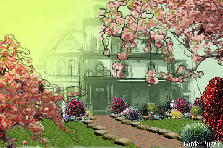 Garden design: Garden design:victorian with cherry trees