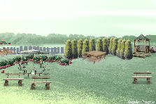 Garden design:park Garden design:lake edge