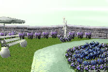 Garden design:Blue Stone
