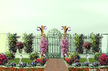 Garden design:Garden Gate