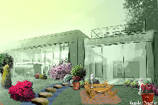 Garden design: Garden design:Shop garden