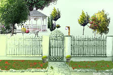 Garden design: Garden design:Gazebo