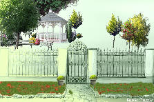 Garden design: Garden design:Gazebo