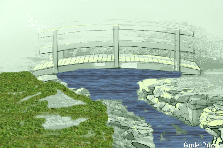 Garden design: Garden design:The Bridge