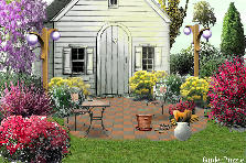 Garden design:Welcome!
I'll be back! I'm just answering the phone.
Come in and eat a snack with me. I made some great scones.
I finished the jar with the crocus and stop with gardening. The tea is ready in a few minutes. Garden design:House Alive