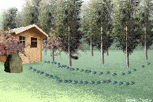 Garden design:arboreal el huerto Garden design:pinilla