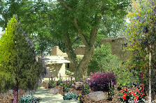 Garden design: Garden design:Taos adobe