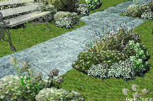 Garden design: Garden design:White fantasy