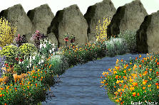 Garden design: Garden design:fiume Andrea