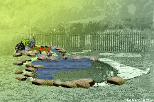 Garden design: Garden design:Behind my houseAA