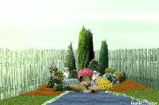 Garden design:ความสุข รื่นรมณ์ สดใส รื่นรมณ์ Garden design:รั้ว สายน้ำ ก่อนหิน