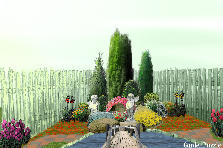Garden design:ความสุข รื่นรมณ์ สดใส Garden design:ทอดสะพานสวรรค์