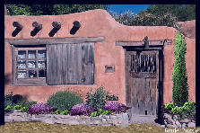 Santa Fe adobe home - Winter