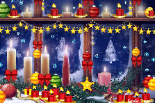 Garden design:Christmas frosty pane-my version :)