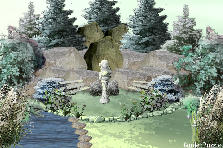 Garden design: Garden design:Whisper garden