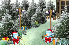 Garden design:I'm glad I'm back among friends, few but good. I greet you with love.Mary Garden design:1+1=? snowmen