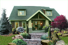 Garden design: Garden design:Craftsman bungalow
