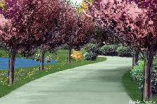 Garden design: Garden design:Pathway canopy