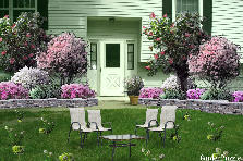 Garden design:Today is so foggy and cold at my place...I need some color therapy ;) Garden design:at home...