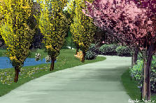 Garden design:paseo por un parque publico Garden design:Paseo por parque