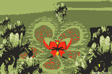 Garden design: Garden design:runway-red