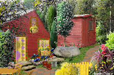 Garden design:The Red House on the mountainside
Thanks aslikaynak and Marijana, for the magnificent background and for the inspiration. Garden design:Red House (My version)