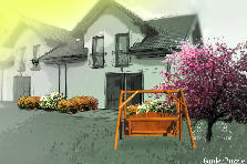 Garden design: Garden design:Simple life