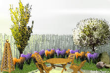 Garden design:I know its not summer but this is how it came out to me :) Garden design:A Summer Gathering