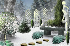 Garden design: Garden design:"Winter Sonata"