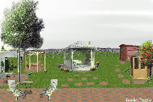 Garden design: Garden design:RoughDraftBackyard