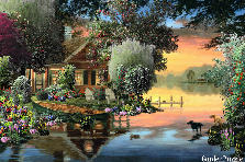 Garden design:Finally, a little home by the lake