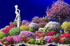 Garden design:goddess Garden design:goddess of the flowers