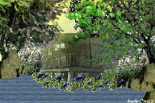 Garden design: Garden design:Lakeside Hide Away