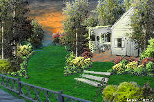 Garden design: Garden design:sunset (my version)