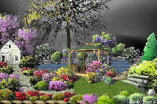 Garden design:THE HIDEAWAY Garden design:ROMANTIC HIDEAWAY