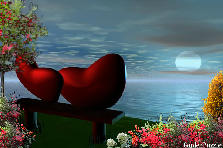 Garden design: Garden design:TWO HEARTS MADE FOR EACHOTHER...